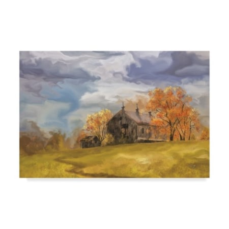 Lois Bryan 'Barn At The Edge Of Antietam' Canvas Art,16x24
